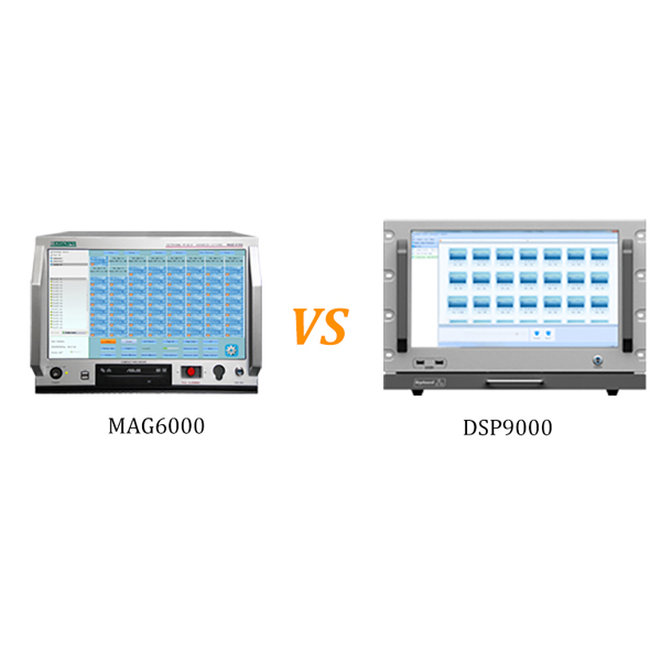 การเปรียบเทียบกับเครือข่าย PA ระบบ MAG6000และเครือข่าย PA ระบบ DSP9000