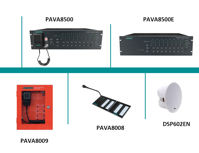 PAVA8000 Voice Evacuation System