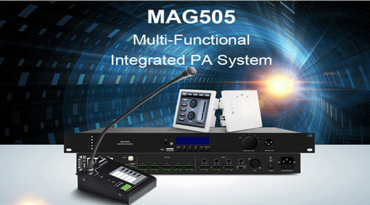 MAG505ระบบเสียงดิจิตอลเมทริกซ์ PA