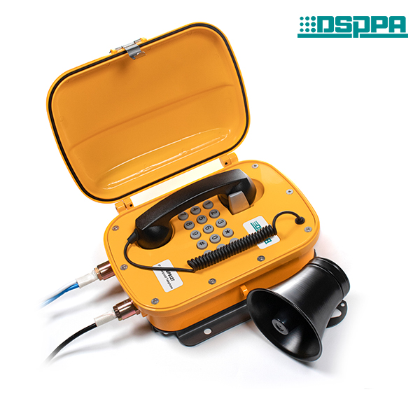 DSP9327S IP กันน้ำเสียงปลุกติดผนังโทรศัพท์15วัตต์ลำโพง