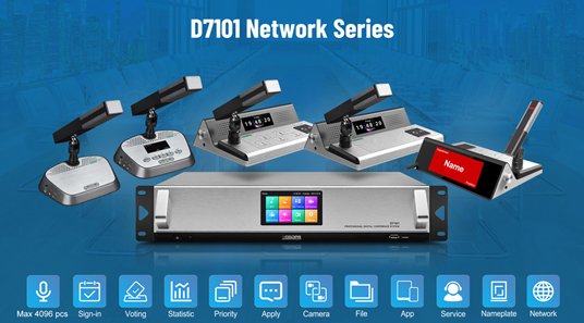 ระบบการประชุมเครือข่าย IP D7101 Series
