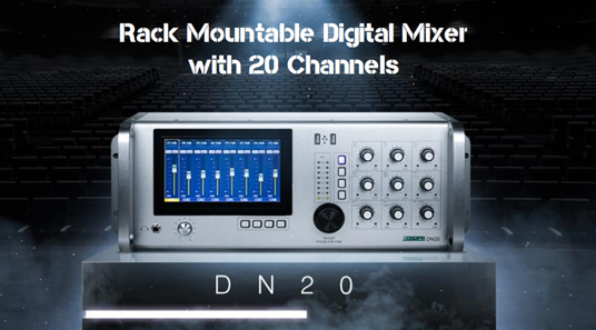Rack mountable Digital Mixer พร้อม DN20 20ช่อง