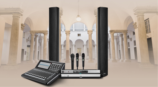 DSP1500T Phased Array คอลัมน์โซลูชั่นลำโพงสำหรับ mosques